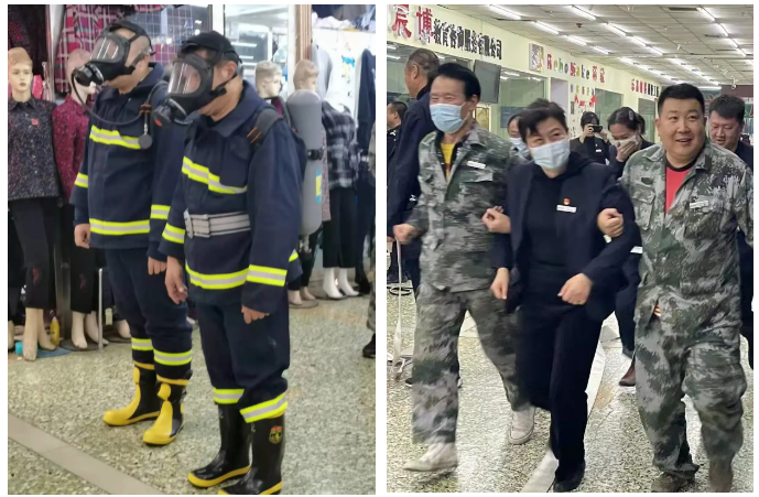 居安思危，防患未“燃”——米乐体育app商业开展消防应急逃生演练(图3)