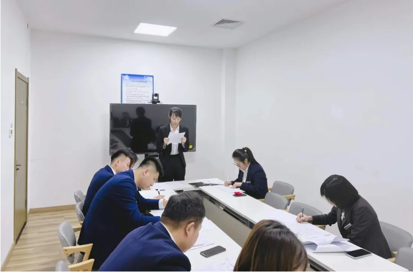 踔厉奋发 笃行不怠——米乐体育app文化公司召开2021年度在职员工述职测评会议